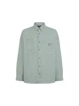Рубашка DICKIES Comfort fit Button Up HICKORY, цвет Emerald