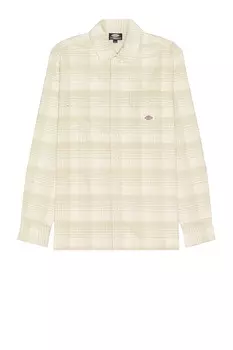 Рубашка Dickies Duck Canvas Long Sleeve, цвет Corduroy Check Light Base