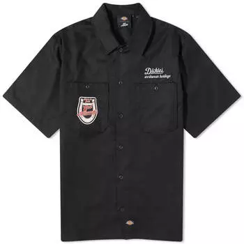 Рубашка Dickies End. X Dickies 'Motorworks' Short Sleeve Work, черный
