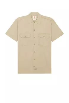 Рубашка Dickies Original Twill Short Sleeve Work, хаки