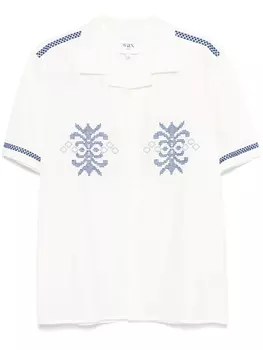 Рубашка Didcot Wax London, белый