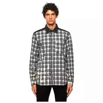 Рубашка Diesel Moon Check, серый