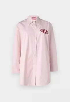 Рубашка Diesel, розовый