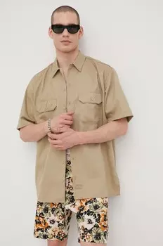 Рубашка Диккис Dickies, зеленый