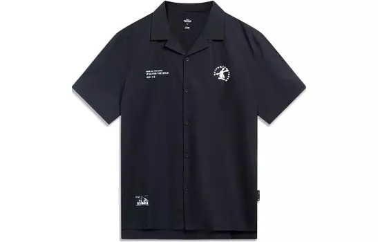 Рубашка Disney X Disney мужская черная Lining, черный