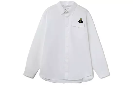 Рубашка Disney X Disney унисекс белая Lining, белый