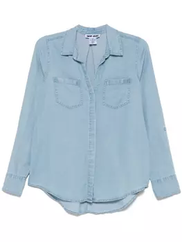Рубашка DKNY из шамбре, синий