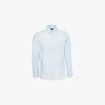Рубашка длинная Hackett приталенного кроя, синий