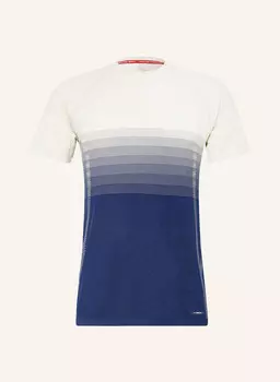 Рубашка для бега бесшовная ASICS, цвет CREME/DUNKELBLAU