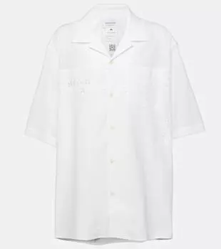 Рубашка для боулинга из регенерированного хлопка Household Marine Serre, белый