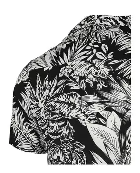 Рубашка для боулинга Jungle Palms Palm Angels, цвет Black White