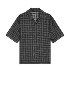 Рубашка для боулинга MA Quad Amiri, черный