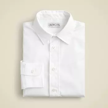 Рубашка для мальчика из тонкого хлопка Ludlow Premium J.Crew, белый