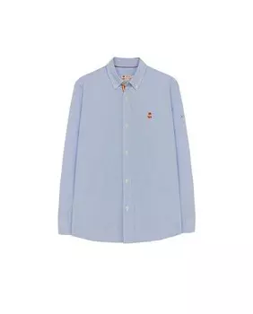 Рубашка для мальчика с длинными рукавами El Pulpo x RFEF Elpulpo, светло-синий