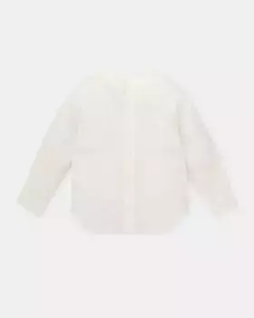 Рубашка для мальчика с длинными рукавами и воротником Мао Tutto Piccolo, белый