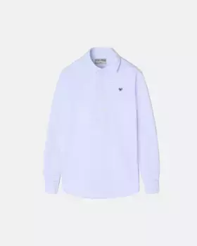 Рубашка для мальчика с горизонтальными полосками Silbon, синий