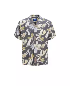 Рубашка для мальчика с короткими рукавами Jack & Jones, темно-серый