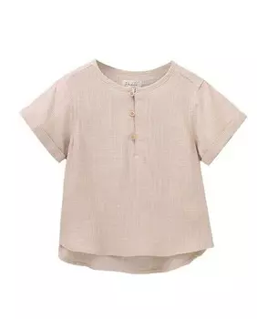 Рубашка для мальчика с короткими рукавами Dadati, бежевый