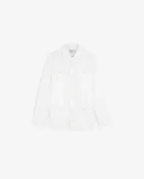 Рубашка для мальчиков с застежкой на пуговицы и карманами Scalpers, белый