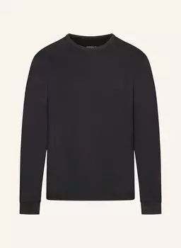 Рубашка для отдыха из хлопка Skims, черный