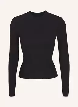 Рубашка для отдыха из хлопкового джерси Skims, мультиколор