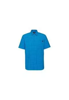 Рубашка для отдыха "lenni" с коротким рукавом и воротником-стойкой Mammut, голубой