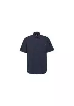 Рубашка для отдыха "lenni" с коротким рукавом и воротником-стойкой Mammut, черный