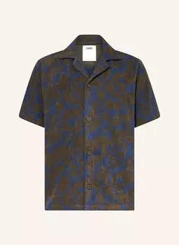 Рубашка для отдыха morel puzzlotec, удобная посадка, из махровой ткани Oas, мультиколор