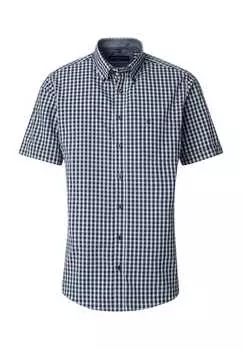 Рубашка для отдыха с короткими рукавами удобная посадка Casamoda, синий