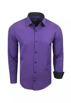 Рубашка для отдыха с модным цветовым контрастом RUSTY NEAL, фиолетовый