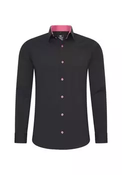 Рубашка для отдыха с модным цветовым контрастом RUSTY NEAL, цвет Schwarz Pink