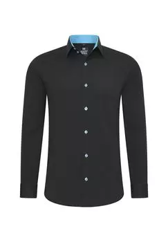 Рубашка для отдыха с модным цветовым контрастом RUSTY NEAL, черный