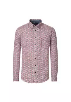 Рубашка для отдыха с принтом свободного покроя Casamoda, розовый