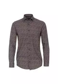 Рубашка для отдыха с принтом свободного покроя Casamoda, серый