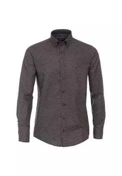 Рубашка для отдыха с принтом свободного покроя Casamoda, зеленый