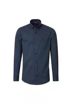 Рубашка для отдыха с принтом свободного покроя Casamoda, синий