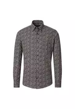 Рубашка для отдыха с принтом свободного покроя Casamoda, зеленый