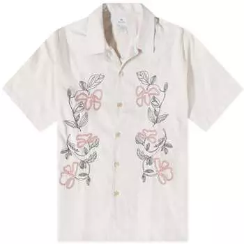 Рубашка для отдыха с вышивкой Paul Smith, белый