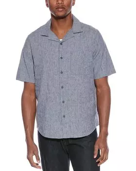 Рубашка для отпуска Onia из льняной смеси, синий