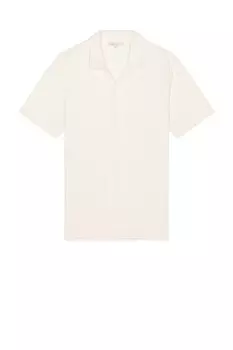 Рубашка для отпуска с крупной вафельной текстурой Onia, salt