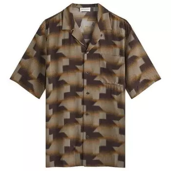 Рубашка для отпуска с принтом Carltone Dries Van Noten, коричневый