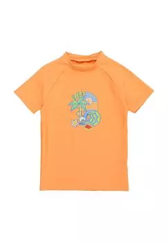Рубашка для плавания, круглый вырез, детская Manguun, цвет Tangerine