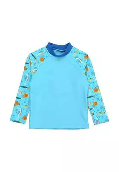 Рубашка для плавания, рукава реглан, детская Manguun, цвет Aquarius