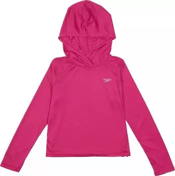 Рубашка для плавания с капюшоном и длинными рукавами Speedo для девочек