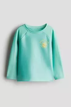 Рубашка для плавания с UPF 50 H&M, мультиколор