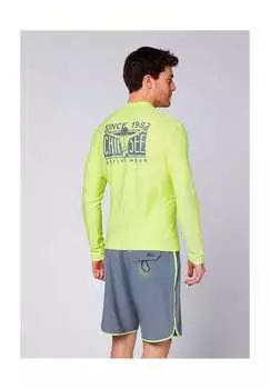 Рубашка для плавания с воротником-стойкой Chiemsee, зеленый