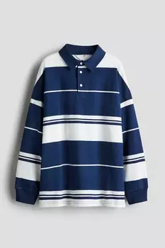 Рубашка для регби из хлопчатобумажного джерси H&M, мультиколор