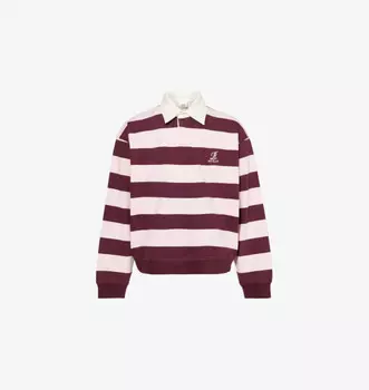 Рубашка для регби из хлопка с длинными рукавами и полосатым принтом от Agolde x rsvp gallery Agolde X Rsvp, розовый