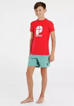 Рубашка для серфинга SHORT SLEEVE Protest, цвет tomato