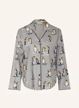 Рубашка для сна parker cyberjammies, серый/черный/темно-желтый